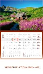 Kalendarz 2026 ścienny jednodzielny Hala... - Wokół Nas