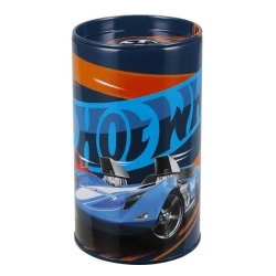 Skarbonka metalowa okrągła Hot Wheels - STARPAK