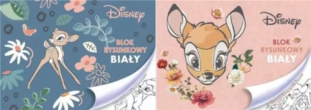 Blok rysunkowy A4/20K biały Bambi - Beniamin