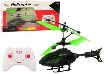 Helikopter R/C żyroskop zielony - Leantoys