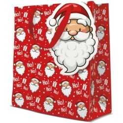 Torebka prezentowa Ho ho ho, średnia