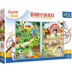 Puzzle 2x10 Baby Maxi Poznaj Bobaski TREFL