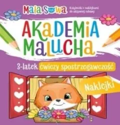 Akademia malucha. 3 latek ćwiczy spostrzegawczość - opracowanie zbiorowe