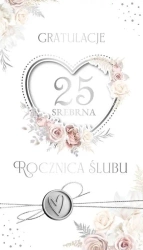 Karnet Rocznica Ślubu 25 - Armin Style