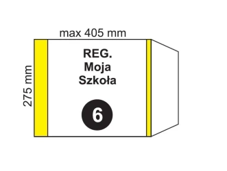 Okładka na podr regulowana NR 6 (20szt) - Fol-Plast