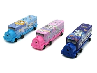 Piórnik autobus metalowy z temperówką metal MIX - ADAR