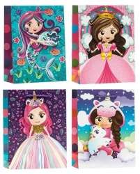 Torebka dziecięce Pop-Up 3D 18x24x8cm mix ROZETTE