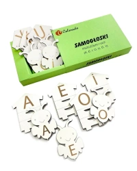 Samogłoski - pszczółki i ule (duże litery) - Colorado