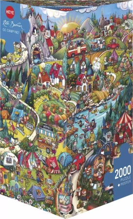 Puzzle 2000 elementów. Aktywny weekend, Rita Bergman