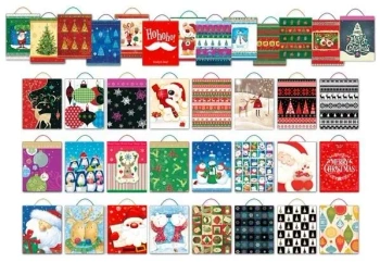 Torebka prezentowa Boże Narodzenie MIX - Pan Dragon