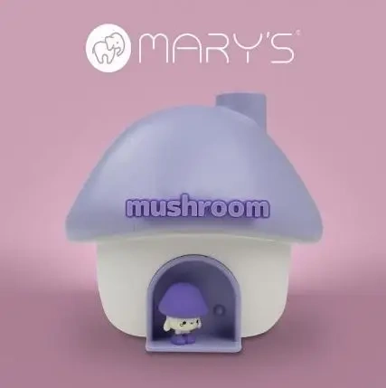 Nawilżacz powietrza LED Grzybek fioletowy