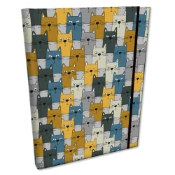 Notes B6 kratka z gumką Soft Touch Kotecki - EV-Corp