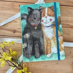 Notatnik z gumką A5 LCN13 Koty Toffe i Treacle - Alex Clark