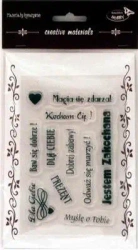 Stemple kreatywne napisy polskie 1 - Galeria Hobby