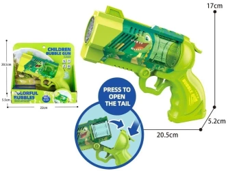 Pistolet na bańki mydlane Dino - Madej