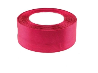 Wstążka satynowa jasna różowa 25mmx32m - Brewis