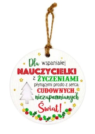 Zawieszka ceramiczna Boże Narodzenie - Kukartka