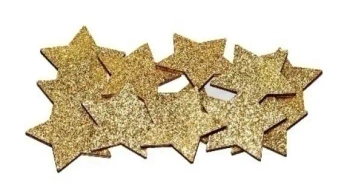 Gwiazdki drewniane 12szt - Brewis