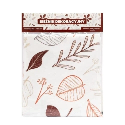 Bieżnik liście 40x140cm - MCD