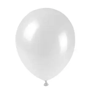Balony metalizowane białe 25cm 100szt - Arpex