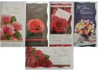 Karnet Urodziny DL + koperta - Panorama