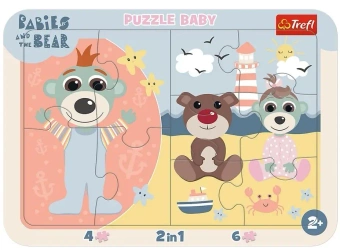 Puzzle ramkowe Baby - Słodkie Bobaski TREFL