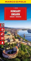 Mapa drogowa Węgry 1:350 000 - praca zbiorowa