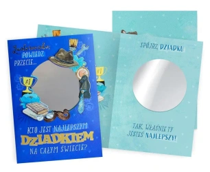 Karnet Dziadek lusterko - Kukartka