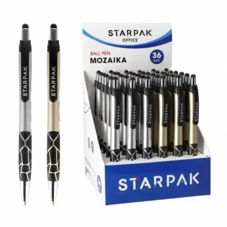 Długopis automatyczny Mozaika (36szt) - STARPAK