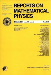 Reports on Mathematical Physics 89/3 - praca zbiorowa
