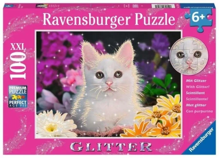 Puzzle XXL 100 Brokatowy kotek - Ravensburger