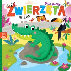 Duże puzzle. Zwierzęta w zoo - Bogusław Michalec