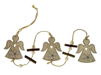 Dekoracja świąteczna drewniana MIX - ADAR