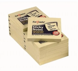 Karteczki Samoprzylepne 76x76 żółte 100 kartek - Snopake