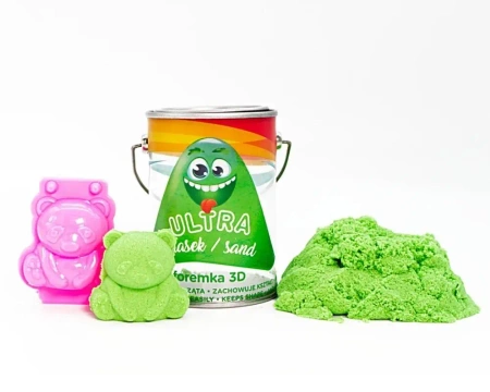 Ultra Piasek 150g zielony + foremka Panda - EPEE