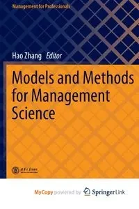 Models and Methods for Management Science - Zhang Hao
