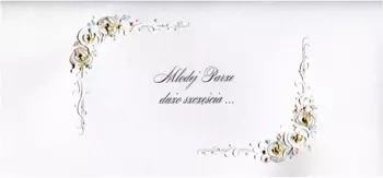Karnet Ślub DL S33 - Dużo szczęścia - MAK