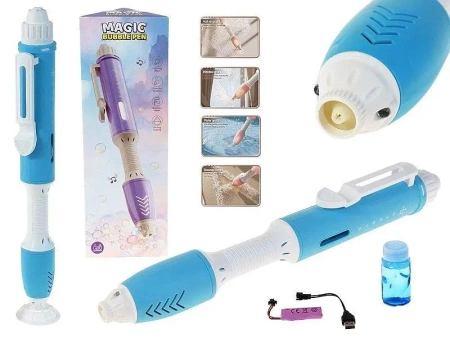 Magiczny długopis piszący bańkami mydlanymi 50ml - ADAR