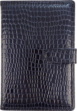 Kalendarz 2026 A5 tygodniowy z zapięciem krokodyl granatowy - Panta Plast kalendarze