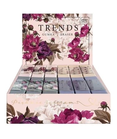 Gumka do ścierania Trends (24szt) - INTERDRUK