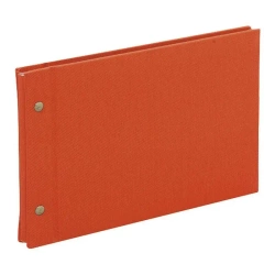 Album na zdjęcia A5 Terracotta czerwony-poziomy - Nakabayashi