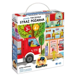 CzuCzu Puzzle Tak działa Straż pożarna 3+, 4+ - CzuCzu