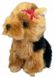 Maskotka Piesek Yorkshire Terrier Siedzący DUBI - 19cm