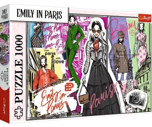 Puzzle 1000 Emily w Paryżu:Modowe Inspiracje TREFL