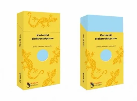Karteczki elektrostatyczne 50szt. niebieskie - Panta Plast