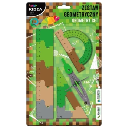 Zestaw geometryczny puzzle 20cm 4el KIDEA - DERFORM