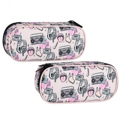 Piórnik saszetka owalna Music - STARPAK