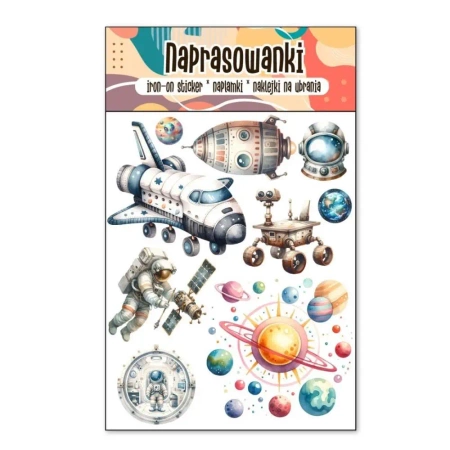 Naprasowanki Termo Naklejki na Ubrania Kosmos - Cass film