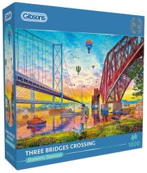 Puzzle 1000 Trzy mosty, Szkocja - Gibsons