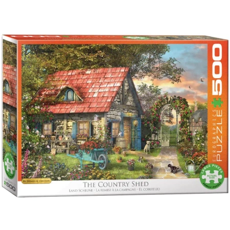 Puzzle 500 The Country Shed 6500-0971 - Eurographics